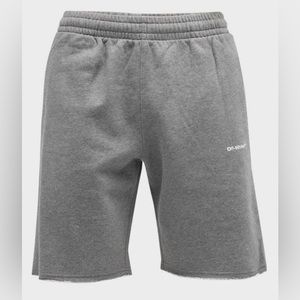 OFF-WHITE Diagonal Wave Outline Sweat Shorts
